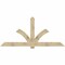Ekena Millwork Redmond Rough Sawn Timber Gable Bracket, Douglas Fir, 96"W x 44"H x 4"D x 6"F, 11/12 Pitch GBW096X44X0406RED00RDF - alternate 1